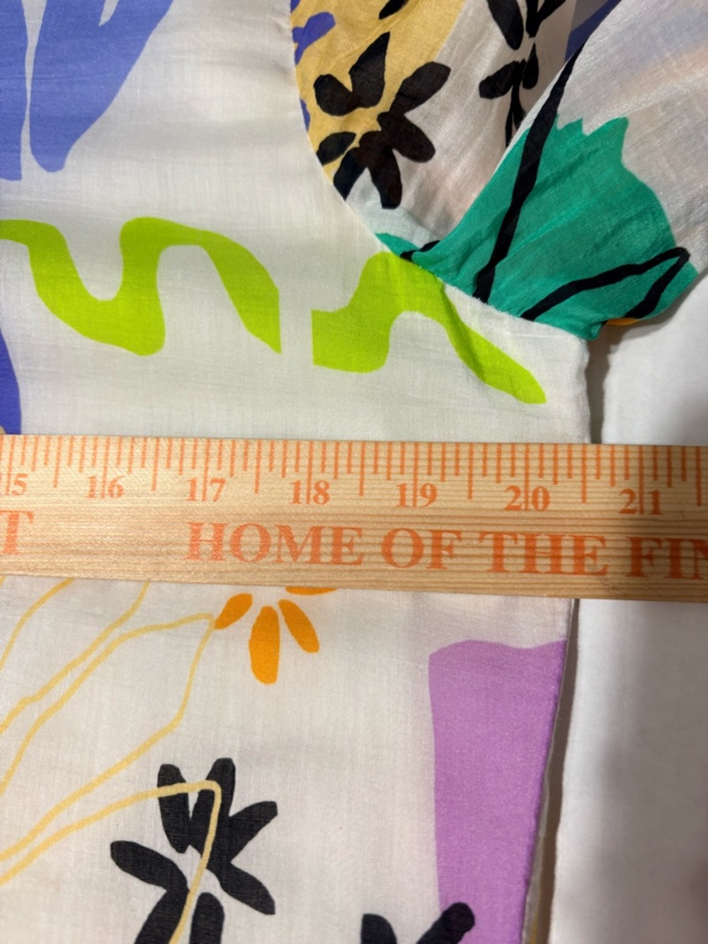 Chico’s Cotton Silk Abstract Floral Tiered Maxi Shirt Dress in Multi-Color LS 6 - Picture 9 of 16